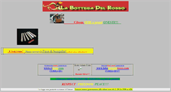 Desktop Screenshot of labottegadelrosso.com