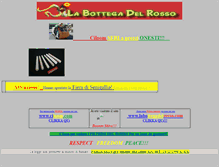 Tablet Screenshot of labottegadelrosso.com